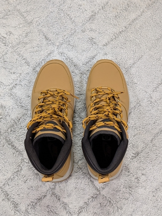 Nike Manoa Haystack Brown Leather Work Boots Mens Size 6.5 454350-700 NEW main image 6